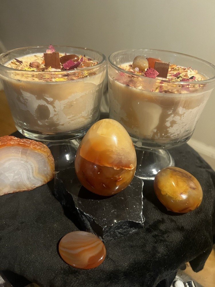 🔥🧡 Passion Candle — Sacral Spell Candle | Handmade Intention Candle