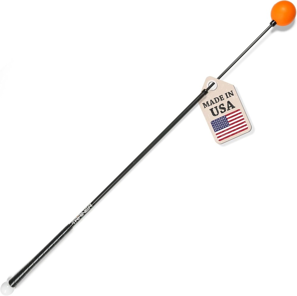 Golf Swing Trainer Aid Patented & for Improved Rhythm, Flexibility, Balance,...