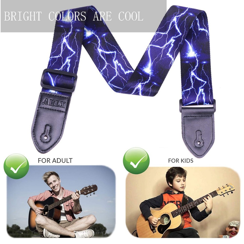 WOGOD Guitar Strap Guitar Strap-blue Light