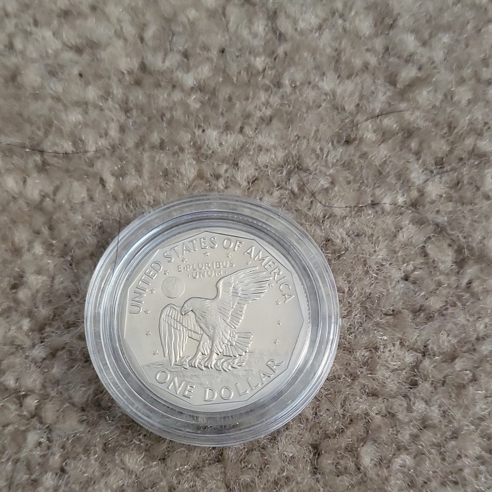 Susan B Anthony $1 Coin 1980 Uncirculated in Protective Case