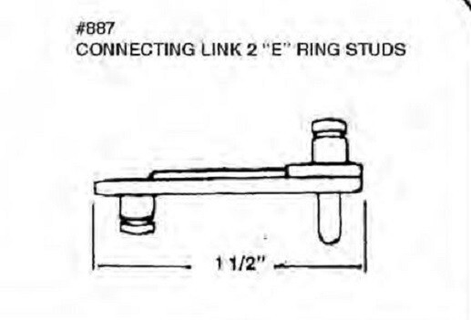 2 new Barton Kramer mobile home window connection link 887