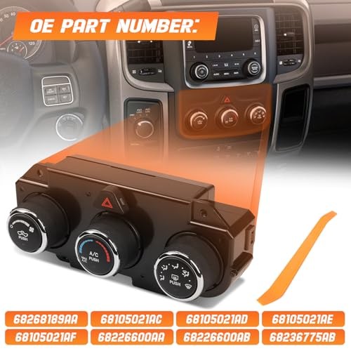 A/C Heater Climate Control Module Compatible with Ram 2500 3500 4500 5500#