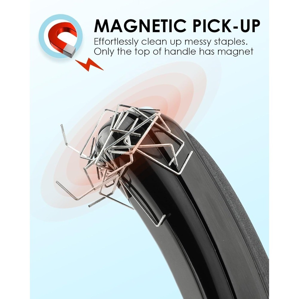 Professional Magnetic Staple Remover 4 Pack, Flat Staple Puller Tool for Office
