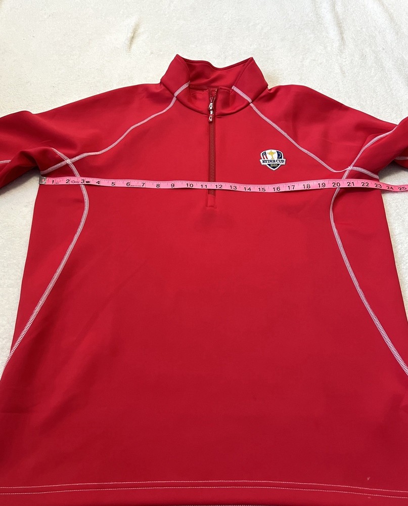 Sunice Ryder Cup 2020 Red Q-Zip Pullover - Large