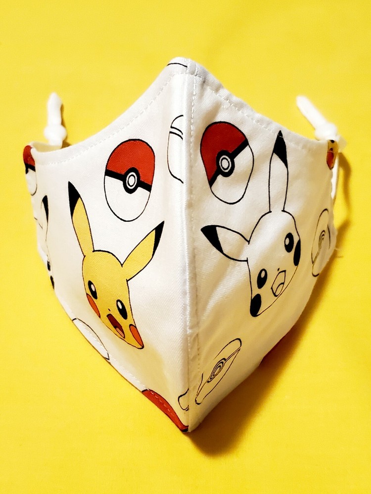 Kids Pikachu Adjustable Face Mask