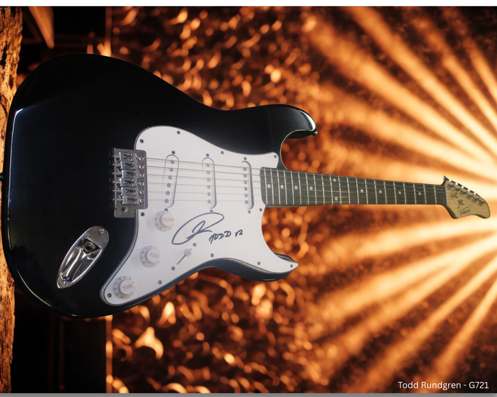 * TODD RUNDGREN * Signed Electric Guitar   - LOM COA