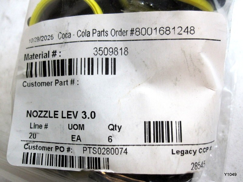 6pcs LEV 3.0 Soda Nozzle 28545 Diffuser 28368 Internal Mixer