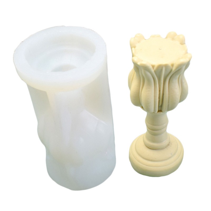 Tulip Silicone Mold DIY Geometric Flower Aromatic Mould for Making