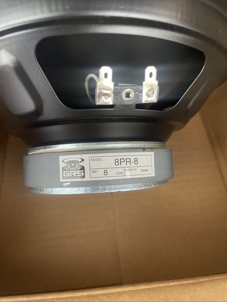 GRS 8PR-8 8" Poly Cone Rubber Surround Woofer