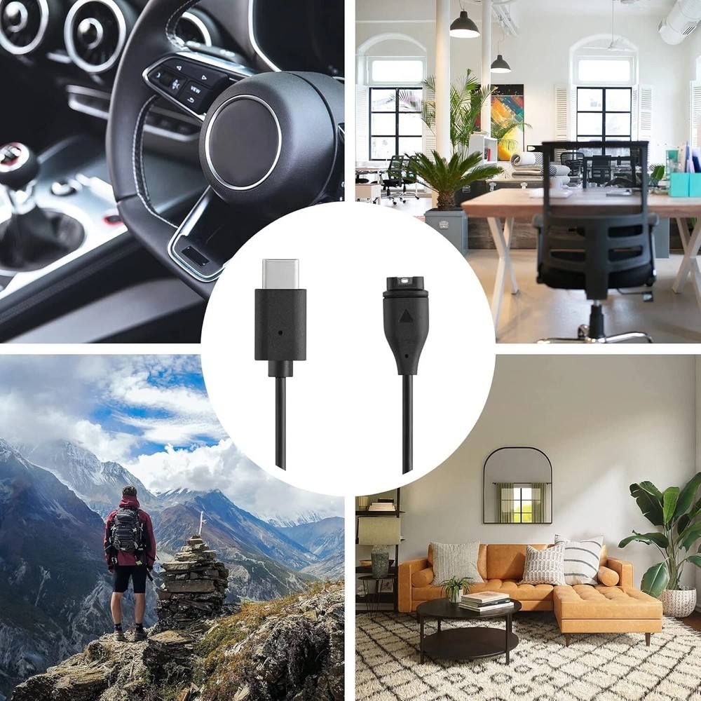 Compatible for Garmin Watch Charger Cable 1 or 2 Pack