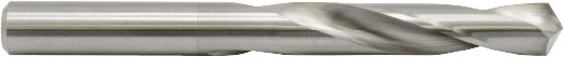 #53 (.0595) Solid Carbide Drill, 3/4" Flute Length, 1-1/2" OAL, USA Made