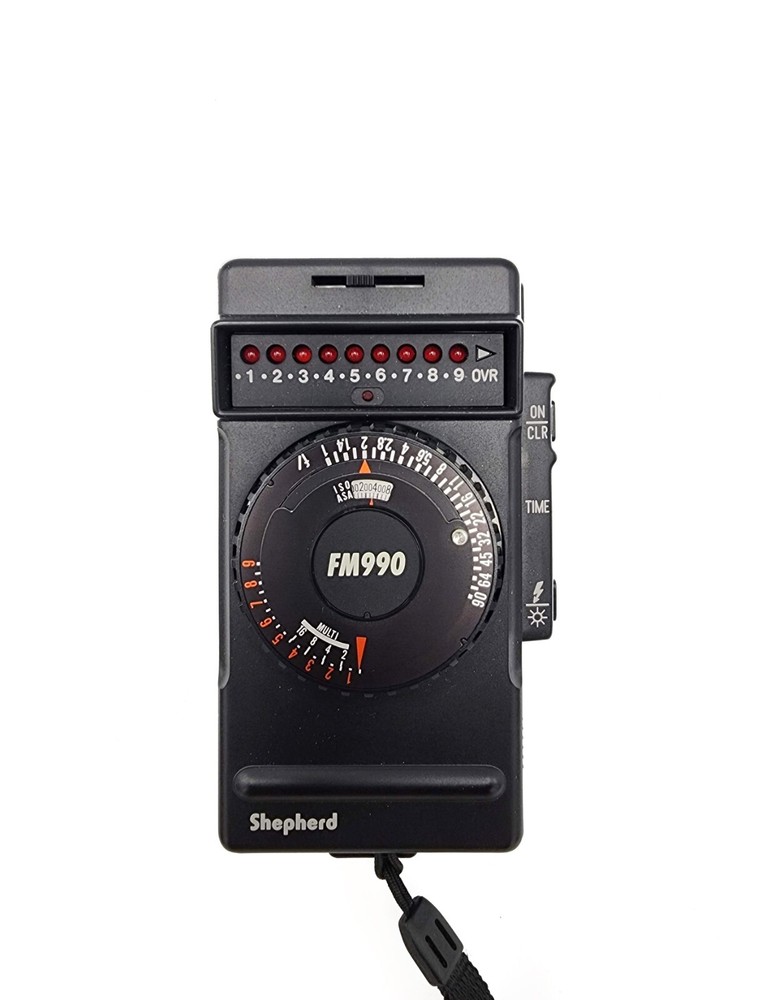 Shepherd FM990 Electronic Flash Exposure Meter With Case