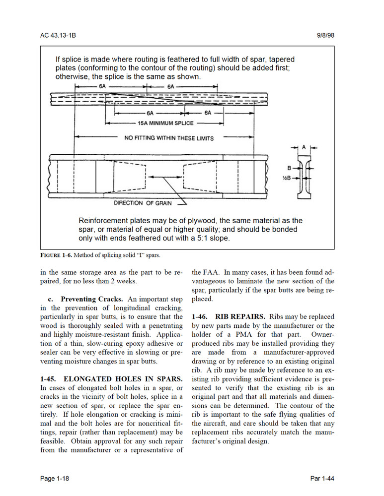 646 pg. 43.13-1B Methods Techniques Practices - Aircraft Repair Inspection on CD