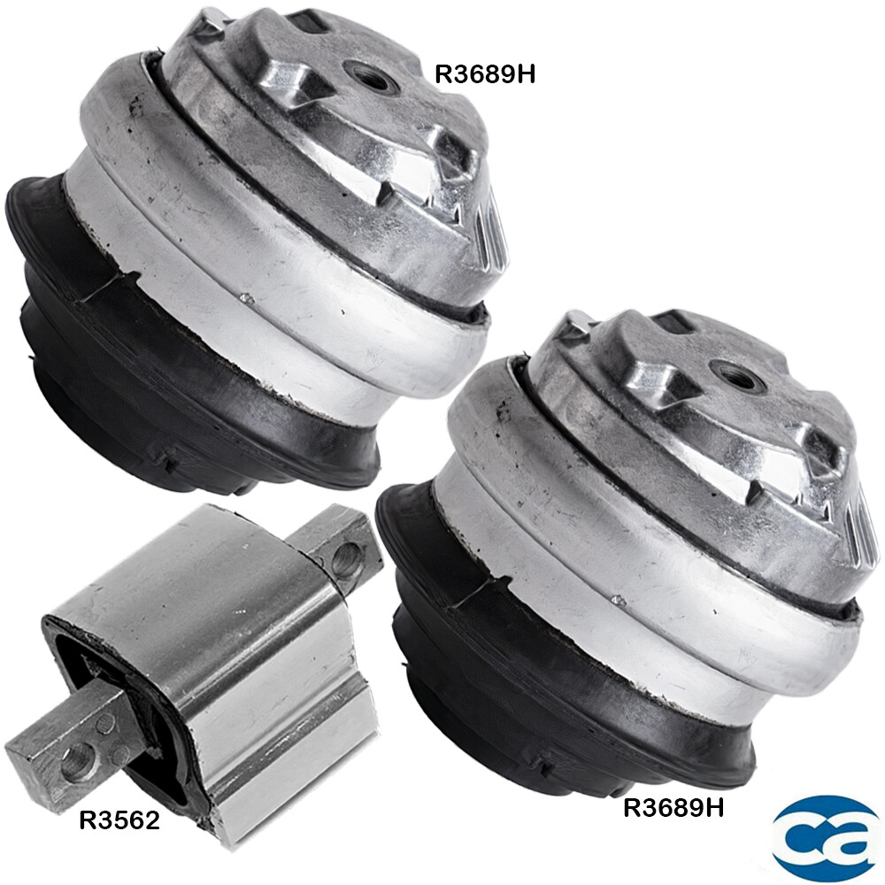 Front LH/Front RH Engine & Rear Trans Mounts 3Pcs Set For Mercedes-Benz C230 2.5