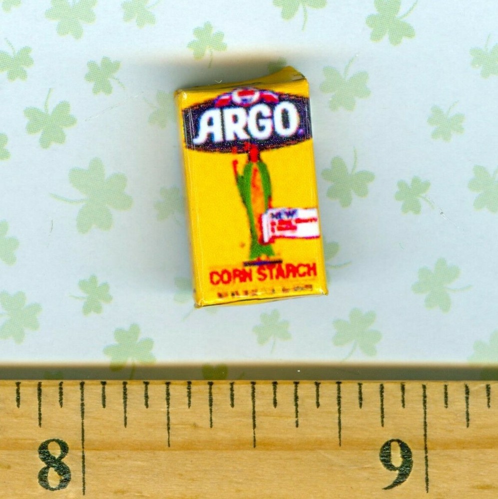 Dollhouse Miniature Size Cornstarch  Box