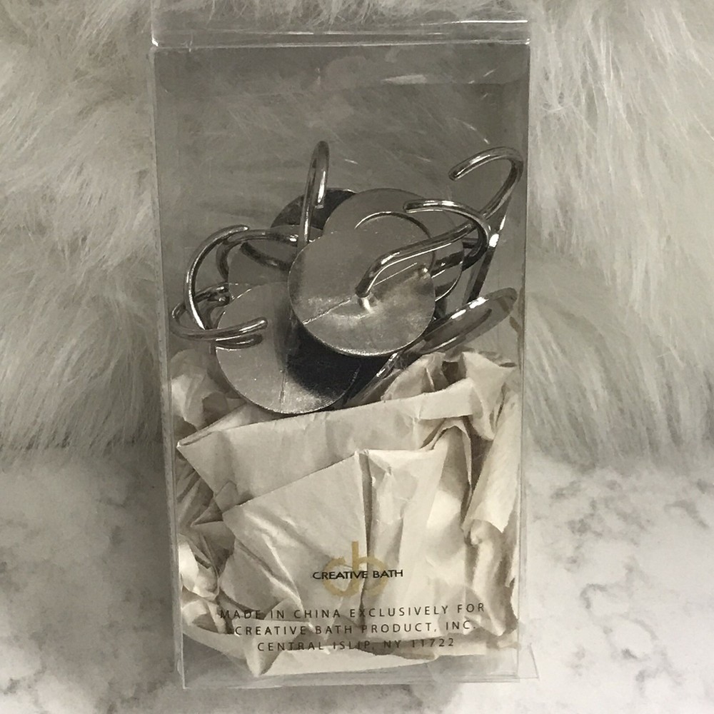 Creative Bath Dot Swirl Shower Curtain Hooks