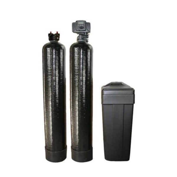 Whole House Water Softener + Upflow Carbon Filtration System (12″x52″, 64000