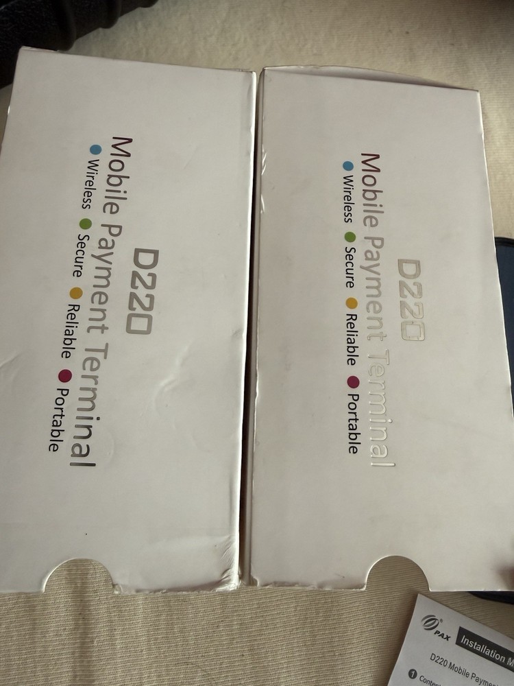 2X PAX D220 - POS. Read Description