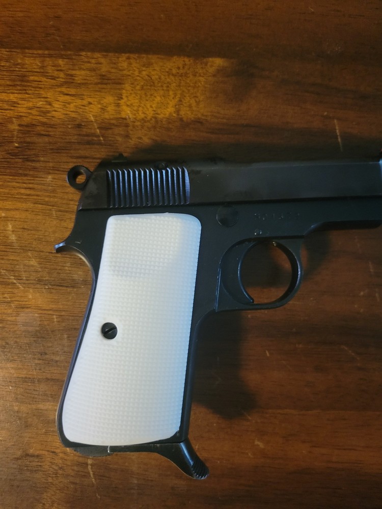 Beretta 1934 Grips Stipple Pattern White (3D printed)