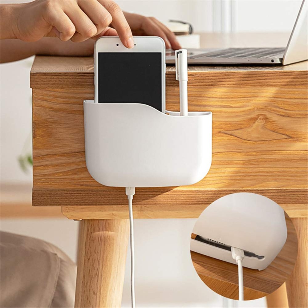 Remote Control Holder, Wall Mounted tv Bed Remote Control Caddy Organizer for...
