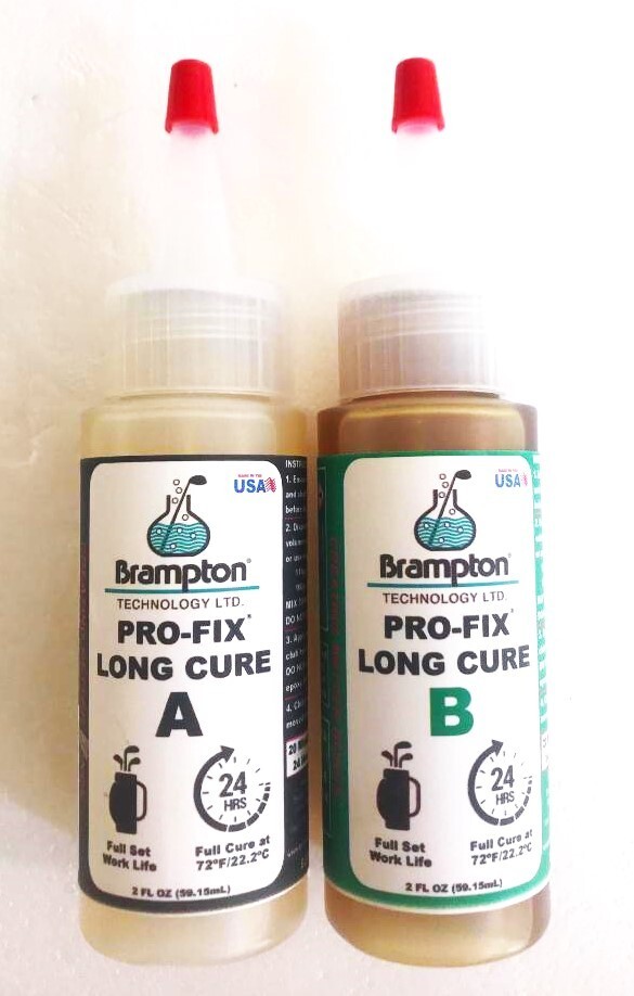 2 X 2 oz. BOTTLES = 4 OZ. BRAMPTON PRO-FIX LONG CURE SHAFTING EPOXY