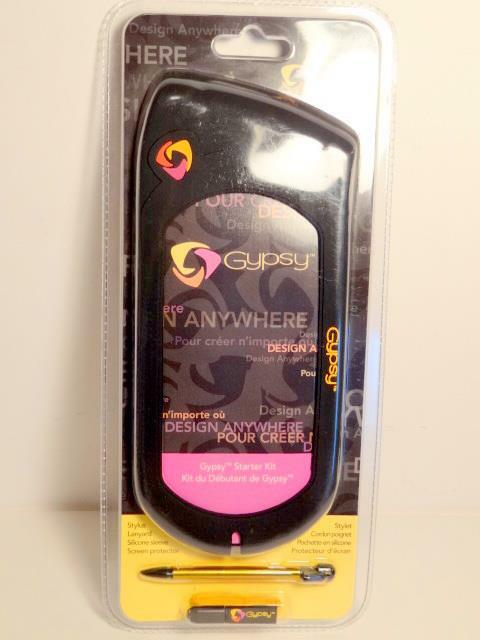 Cricut Gypsy Starter Kit For Handheld Machine w/Protector Sleeve Stylus Lanyard