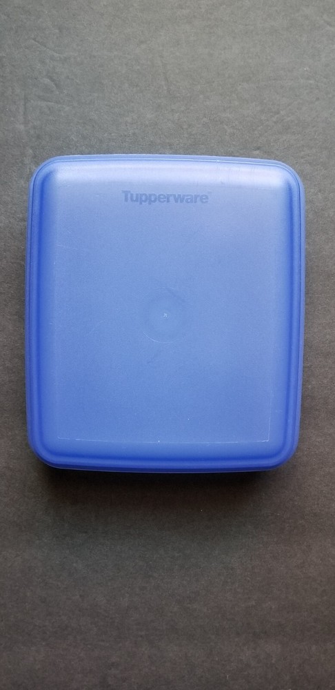 Tupperware Sandwich Keeper 4965A-3 w/Blue Lid 4966A-1