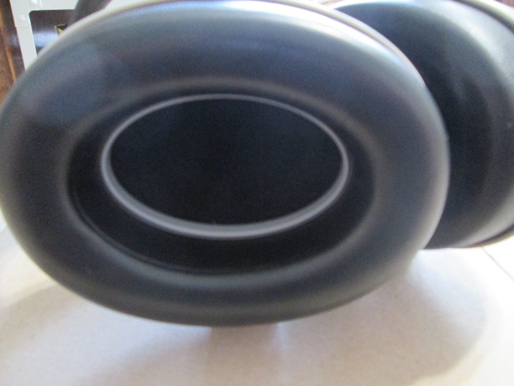 Mpow HP158A Noise Reduction Safety Ear Muffs Black Adjustable Range Yardwork NWT