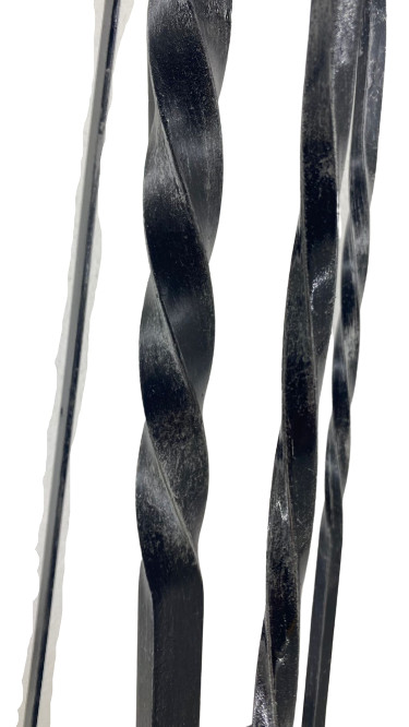 Fireplace Accessory Set Tool Kit Tripod Wrought Iron Dragon Fire Stove