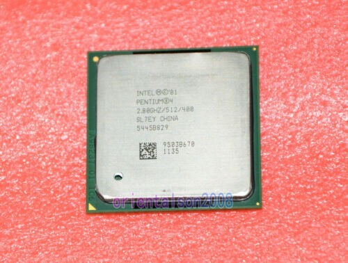 Intel Pentium 4 P4 2.8 GHz 512K 400MHz SL7EY Processor Socket 478 Desktop CPU