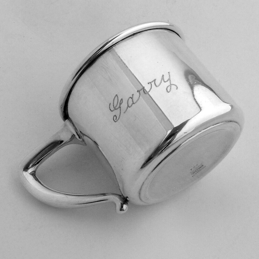 Baby Childs Cup Gorham Sterling Silver Mono Garry