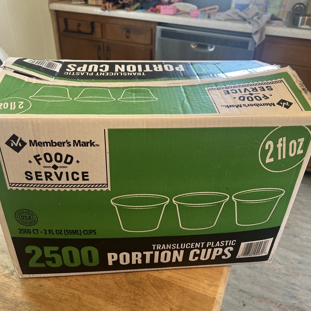 Translucent Portion Cups by Member's Mark (2 fl. oz., 2,000 ct.)