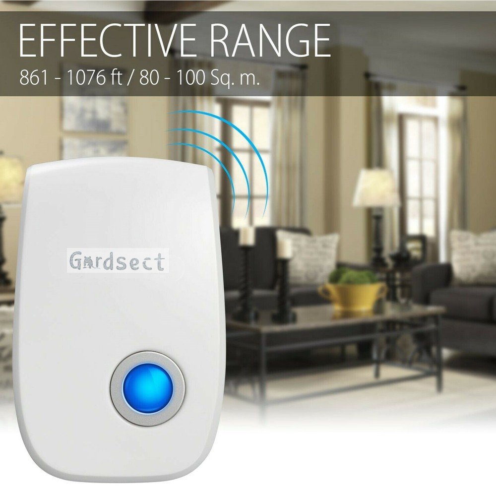 2x Ultrasonic Pest Repeller Electronic Plug In Control Repellent Reject Mice Bug