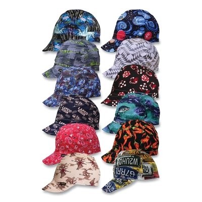 High Crown Welding Cap, Size 7-1/2, Assorted Prints, 4-Panel LAPCO C712