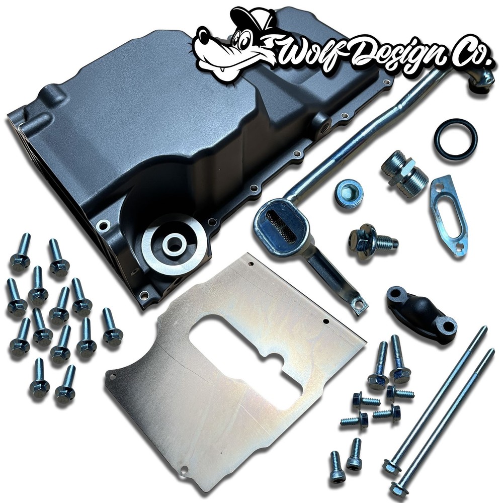 1959-1964 Impala Belair LS Swap Engine Trans Conversion Kit With Oil Pan Headers
