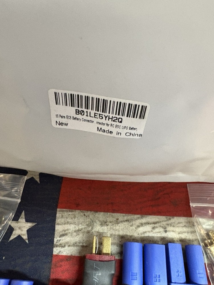 RC EC5 BATTERY CONNECTORS Lot: NEW