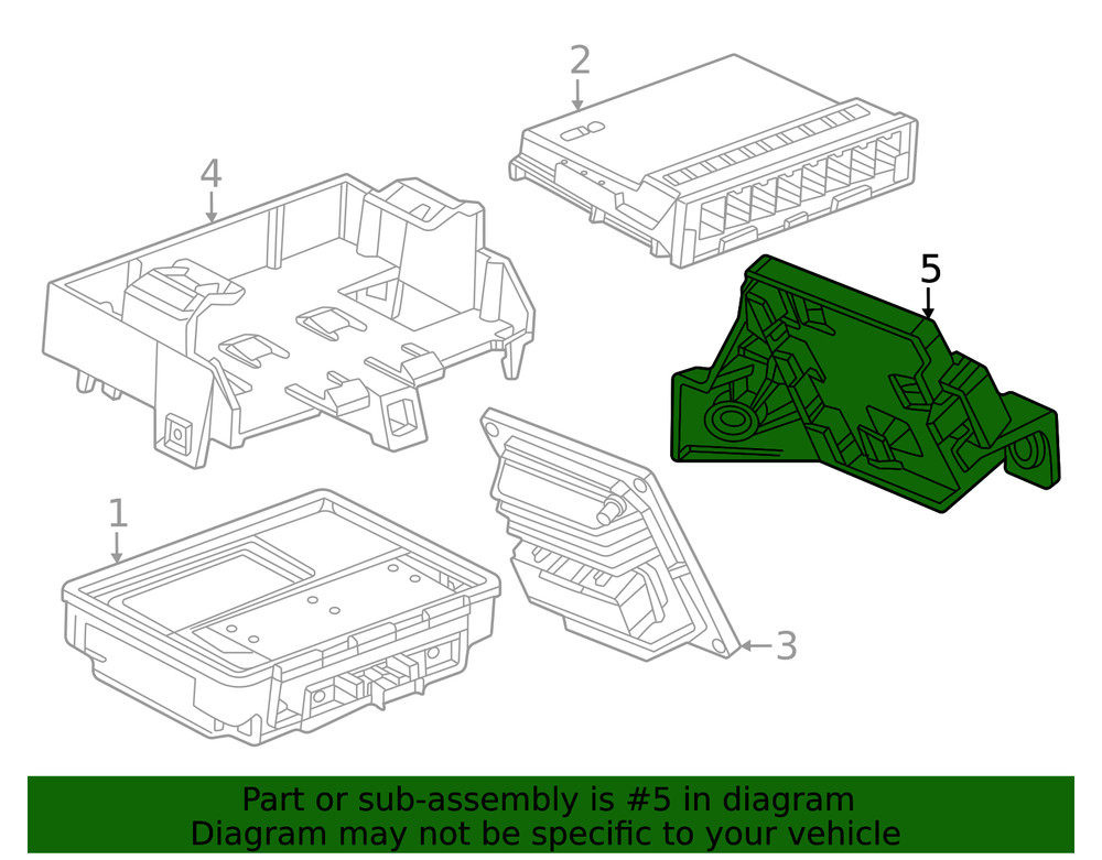 Genuine GM Serial Data Gateway Bracket 84438072