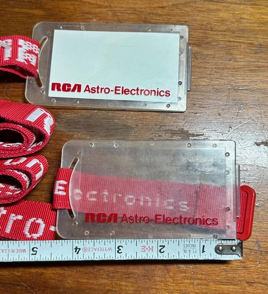RCA Astro Electronics Travel Name Tags & Adjustable Strap #A205