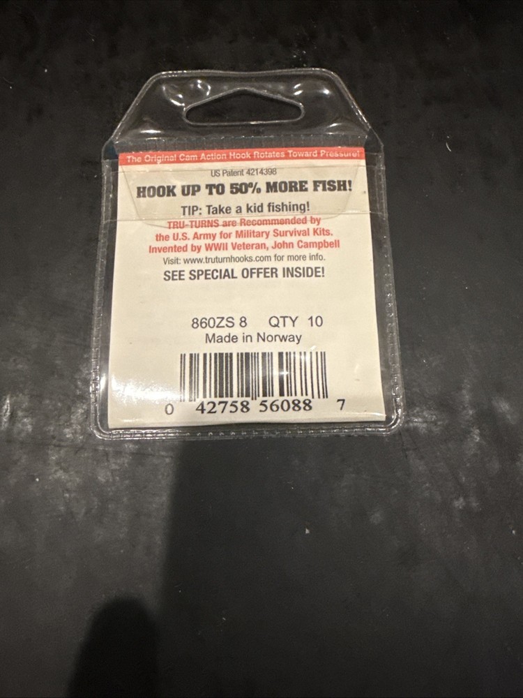 Tru Turn Fine Wire Ref 860ZS Size 8 10 Per Pack