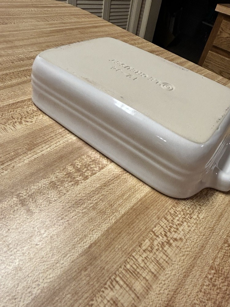 Le Creuset Stoneware Small Rectangular Baker, White
