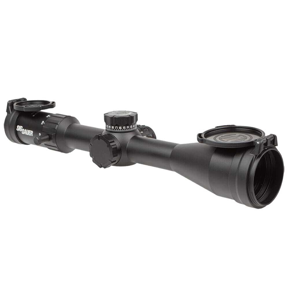 Sig Sauer WHISKEY4 2.5-10x42 HellFire Quadplex 1/4MOA SFP Riflescope SOW42004