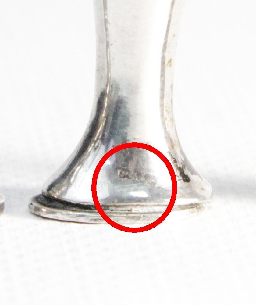 antique silver Wax Seal Stamp, monogram / name initials / letters: S.C.