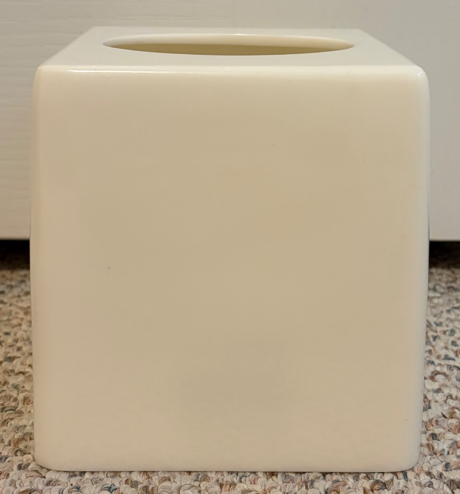 Thomas O'Brien Tissue Box Cover 2005 White
