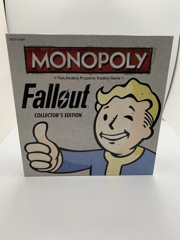 Monopoly Fallout Collectors Edition Board Game NEW Open Box Complete