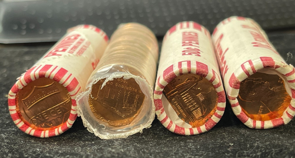 2009 & 2010 4 Lincoln Penny Rolls Lot Excellent Condition