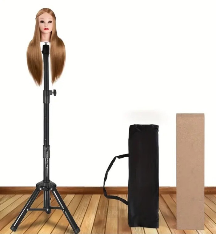 Heavy duty Wig stand Training Head Tripod Salon Model Holder