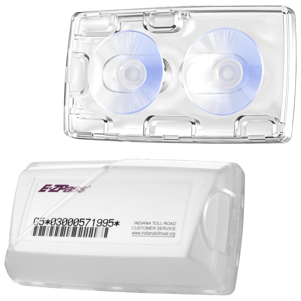 EZ Pass Holder with Powerful Suction Cups for Windshield,Secure Your Toll Pass w
