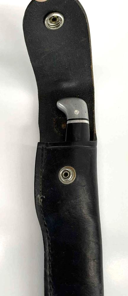 Vintage Buck Fix Blade 118 With Sheath