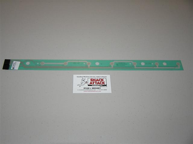 DIXIE NARCO 276E SODA VENDING MACHINE / 7 SELECTION MEMBRANE - Free Ship!