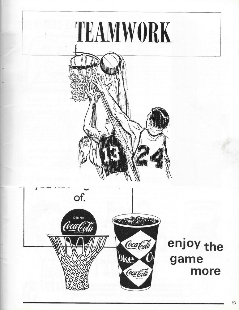 MILWAUKEE BUCKS VS. NEW YORK KNICKS PROGRAM OCTOBER 23, 1968